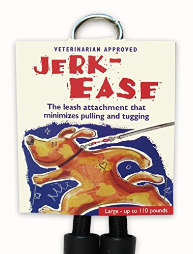 JERK-EASE Bungee Dog Leash Extension - Large Black