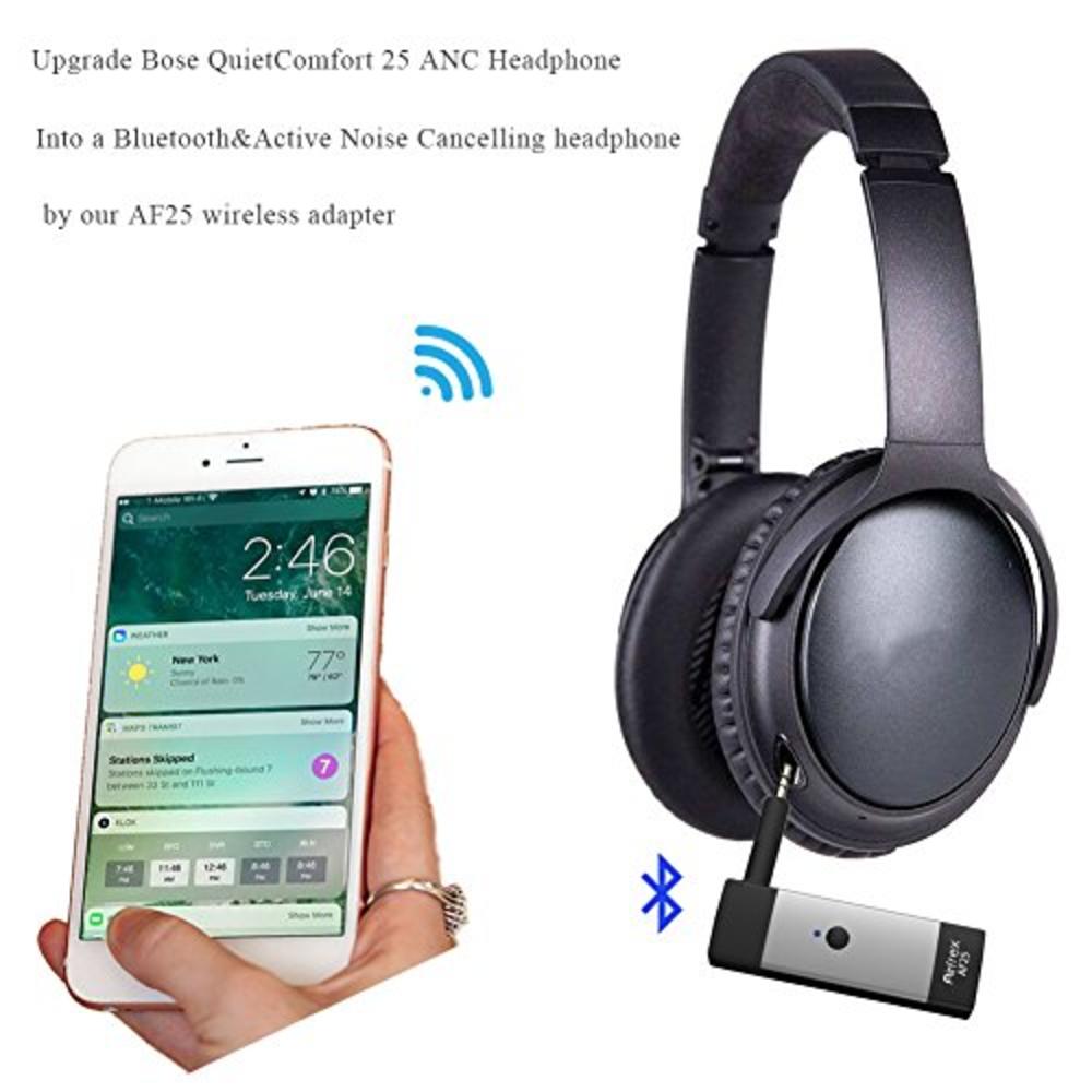 Iedereen moordenaar genoeg MAY057 Airfrex Wireless Bluetooth Receiver Adapter for Bose QuietComfort 25  (QC25) Headphones, Bose QC25 (QuietComfort 25) Replacement