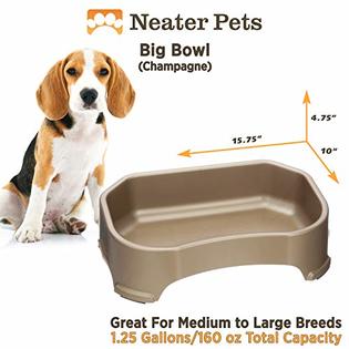 Neater Pet Brands Big Bowl - Extra Large Water Bowl for Dogs (1.25 Gallon  Capacity) - Huge Over