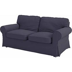 Hometown Market The Dense Cotton Ektorp Loveseat Cover Replacement is Custom Made Compatible for IKEA Ektorp Loveseat Sofa Slipcover (Dense Cott