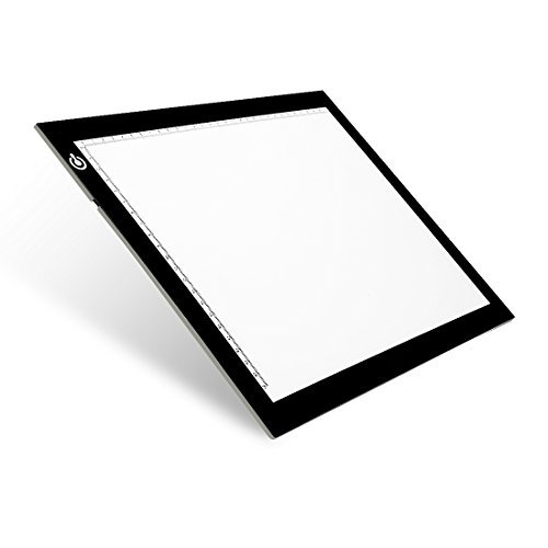 NXENTC A4 Tracing Light Pad, Ultra-Thin Tracing Light Box USB Power Artcraft Tracing Light Table for Artists, Drawing, Sketching
