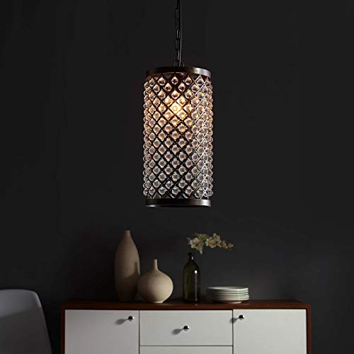 Modway Reflect Glass and Metal Pendant Chandelier -
