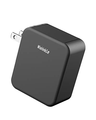 Wishinkle USB C Charger,65W PD 3.0 Gan Tech Fast Charging Wall Charger,Foldable Type C Power Delivery Adapter for MacBook Pro, i