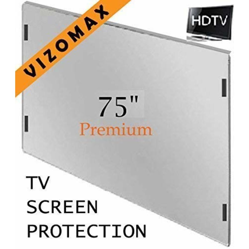 Vizomax 75 inch Vizomax TV Screen Protector for LCD, LED, OLED & QLED 4K HDTV