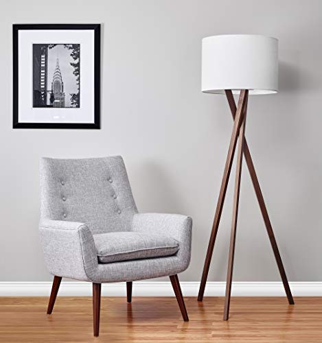 Adesso 3227 15 Brooklyn Floor Lamp 63 In 150 W Incandescent Equiv Cfl Walnut Wood 1 Adesso 3227 15 Brooklyn Floor Lamp 63, 150 W Floor Lamp
