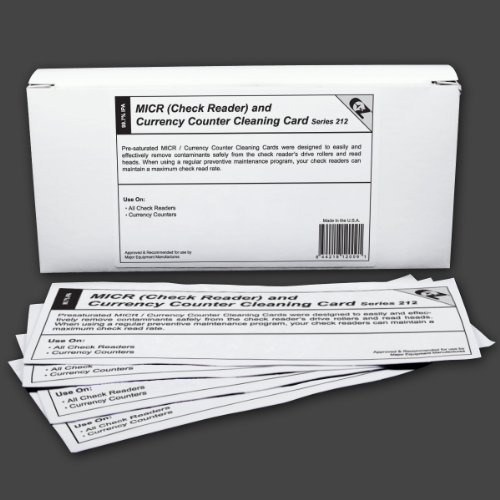 Waffletechnology MICR Check Reader Cleaning Cards (1100)