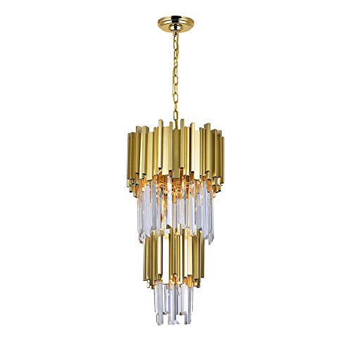 CWI Lighting 4 Light Down Mini Chandelier With Medallion Gold Finish