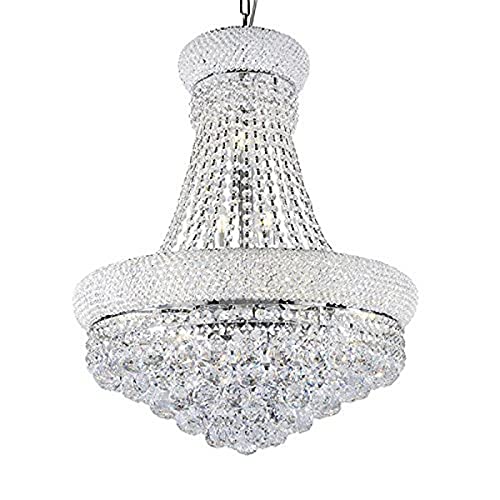 ORE International K-5805H 26" Adagio Empire Crystal Led Ceiling Lamp, Unknown