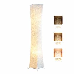 CHIPHY Floor Lamp, chiphy 61 Dimmable Tall Lamp for Living Room, 3 Levels Adjustable Brightness 12W/2 LED Bulbs(2400 LM, 100W Equivalen
