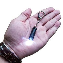 Nitefox Smallest Super Tiny Mini Small Keychain Flashlight Bright Long Lifetime Waterproof Key Ring Light Torch For Edc Emergency Dog Wa