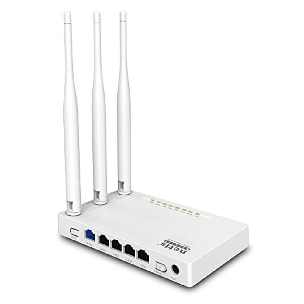 ekskrementer ved siden af Civic Netis WF2409E 300Mbps High-Speed Wireless N Router | Smart 3 x 5dBi High  Gain Antennas with Parental Control for Computers, Smar