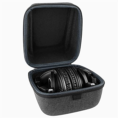 Geekria UltraShell Case Compatible with Audio-Technica ATH-M50X, ATH-M50XBT2, ATH-M40X Headphones, Replacement Protective Hard S