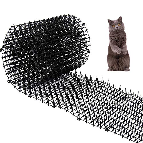 OCEANPAX Cat Scat Mat with Spikes Prickle Strips Anti-Cats Network Digging Stopper Pest Repellent Spike Deterrent Mat, 78 inchx1