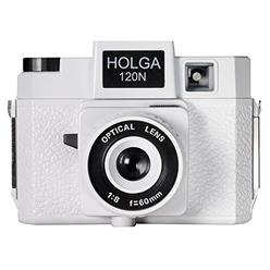 Holga 785120 120N Plastic Medium Format Camera - White (Black)
