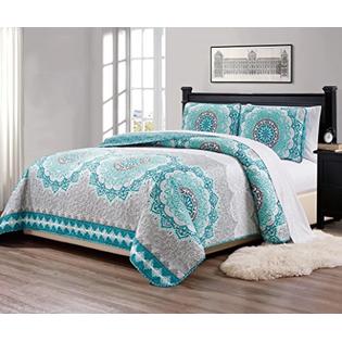 Linen Plus Full Queen 3pc Over Size, Sears King Size Bedspreads