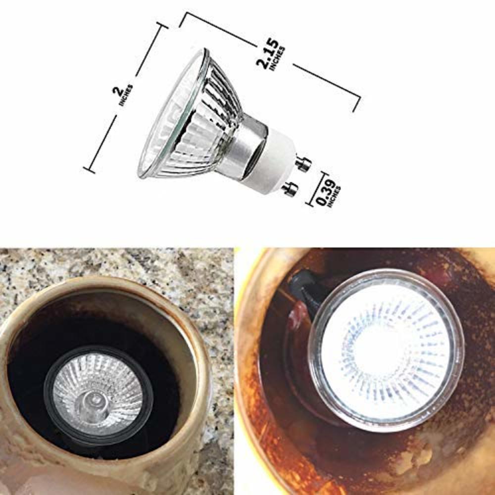 PaeorRorL 25 Watt Replacement Bulb for Candle Warmer,120V, GU10 Base,25 Watts Halogen Warming Bulbs, Replacement Bulb for NP5 Candle Carme