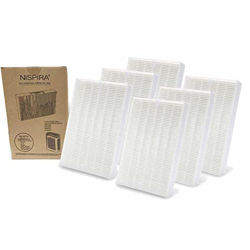 Nispira True HEPA Filter Replacement Compatible with Honeywell Air Purifier HPA300 HPA090 HPA100 HPA250 HPA200. Compared to HRF-