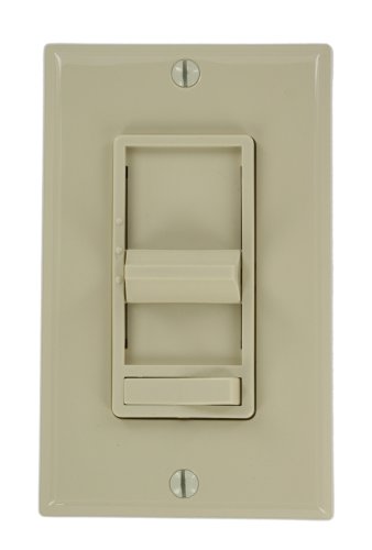 leviton 6629-3i sureslide 1.5a quiet step fan speed control, single pole or 3-way, ivory