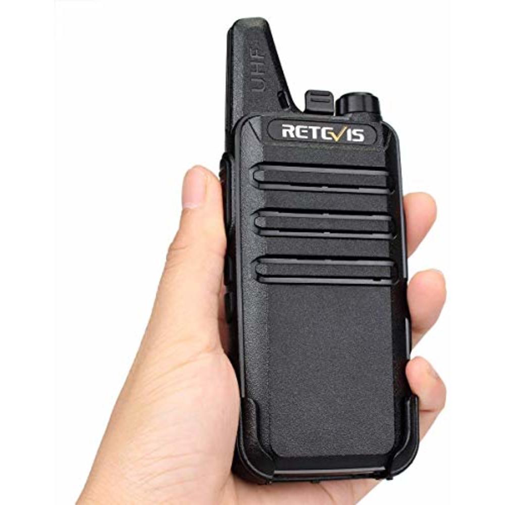Retevis RT22 Two Way Radio Long Range Rechargeable,Portable 2 Way Radio,Handsfree Walkie Talkie for Adults Commercial Cruises Hu