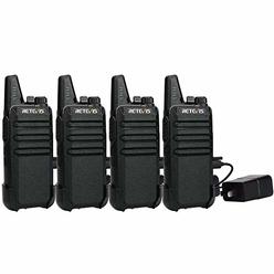 Retevis RT22 Two Way Radio Long Range Rechargeable,Portable 2 Way Radio,Handsfree Walkie Talkie for Adults Commercial Cr