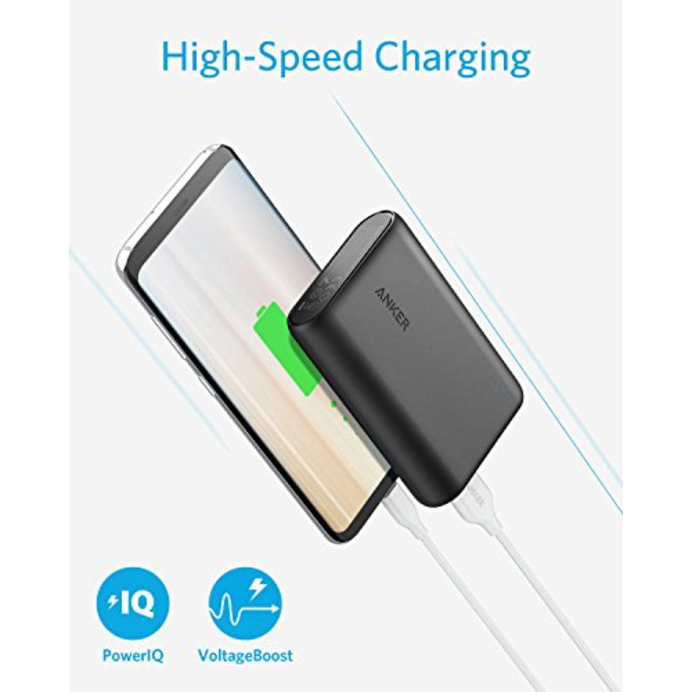Anker Anker PowerCore 10000 Portable Charger, 10000mAh Power Bank, Battery Pack,