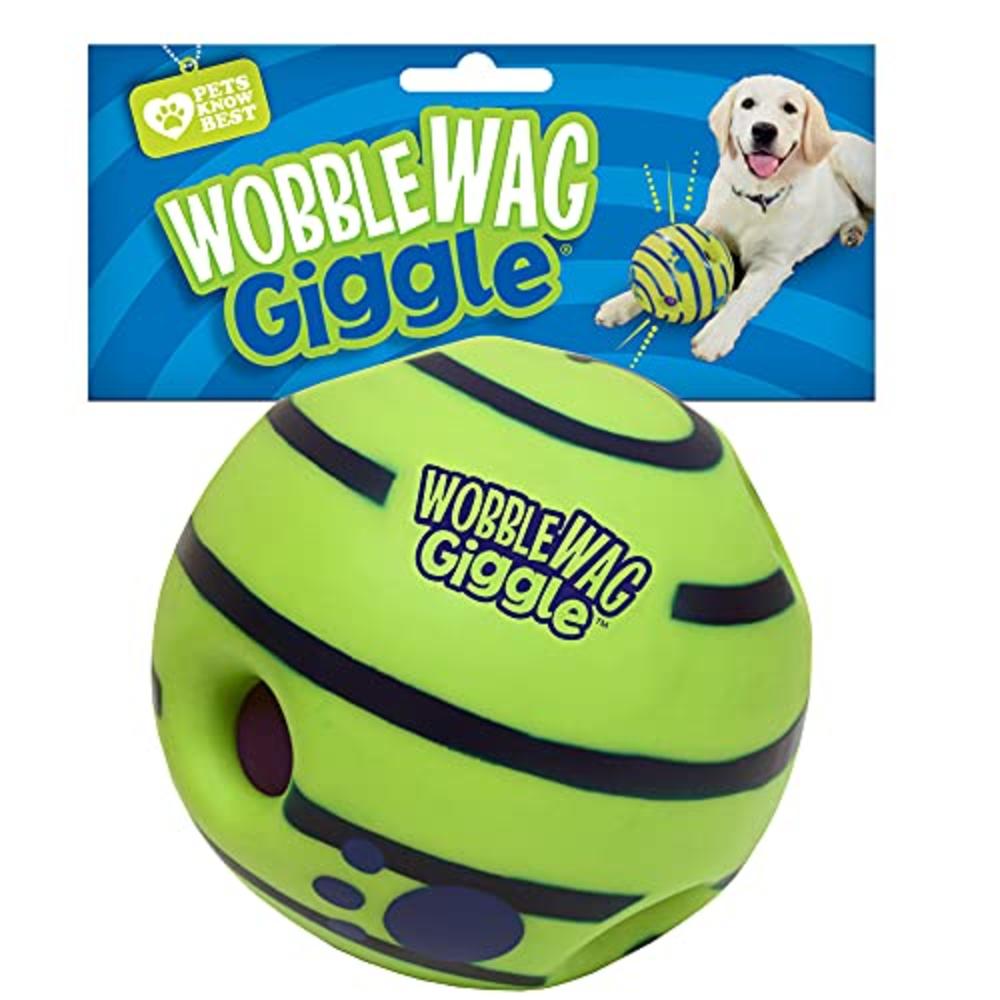 Wobble Wag Giggle Ball, Interactive Dog Toy, Fun Giggle Sounds, As Seen On TV