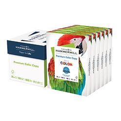 Hammermill Printer Paper, Premium Color 28 lb Copy Paper, 8.5 x 11 - 6 Pack (1,800 Sheets) - 100 Bright, Made in the USA, 102700