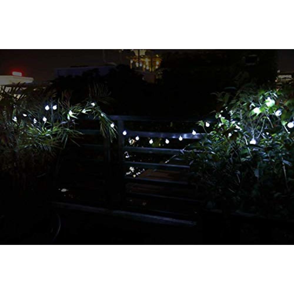 TTKTK Solar String Lights Outdoor with Remote 36 Feet 60LED Crystal Globe Waterproof LED Outdoor Lights Solar Powered 8 Modes Patio Li