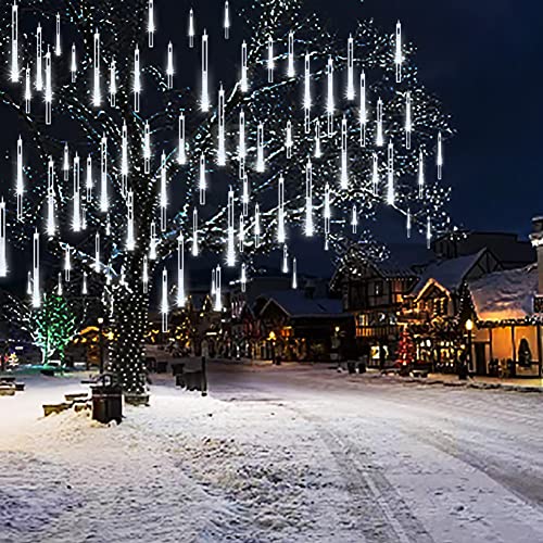 kant Kommunisme Abe WEP-FRLW Weepong Christmas Lights Outdoor UL Certified Meteor Shower Lights  12Inch 8Tubes 144LED Falling Rain Drop Lights Icicle Snow Cas