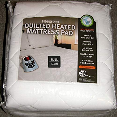 Biddeford Blankets Biddeford Heated Quilted Mattress Pad - Full