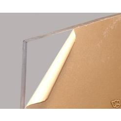 MATOGOLLC Clear Acrylic Plexiglas Sheet, 1/4" Thick, 12" X 24"