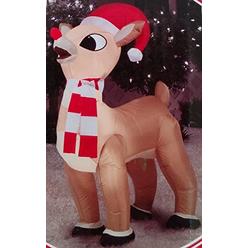 airblown inflatable rudolph outdoor christmas decorations from Sears.com