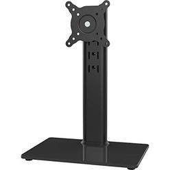 HEMUDU Single LCD Computer Monitor Free-Standing Desk Stand Riser for 13 inch to 32 inch Screen with Swivel, Height Adjustable,