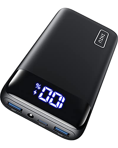 INIU Portable Charger, 22.5W PD3.0 QC4.0 Fast Charging LED Display 20000mAh Power Bank, 3 Outputs Flashlight USB C Phone Battery