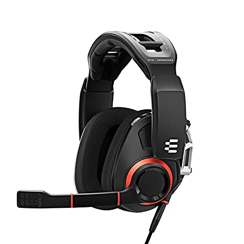 EPOS Gaming EPOS I SENNHEISER GSP 500 Wired Open Acoustic Gaming Headset, Noise-Cancelling Microphone, Adjustable Headband with Customizable