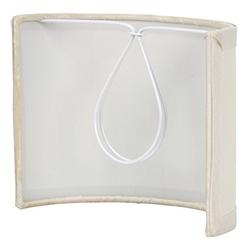 Upgradelights 5 Inch Tall Wall Sconce Clip on Shield Lamp Shade (Chandelier Half Shade)