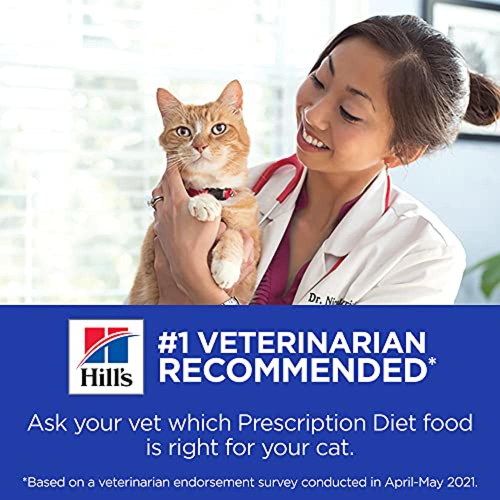 Hills Prescription Diet y/d Thyroid Care Dry Cat Food, Veterinary Diet, 4 lb bag