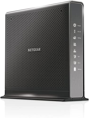 NETGEAR Nighthawk AC1900 (24x8) DOCSIS 3.0 WiFi Cable Modem Router Combo For XFINITY Internet & Voice (C7100V) Ideal for Xfinity