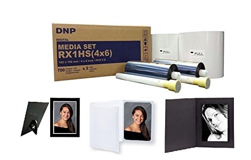 DNP Print Media for DS-RX1HS High Speed Dye Sub Printer - 4x6" 700 Prints Per Roll; 2 Rolls Per Case (1400 Total Prints)