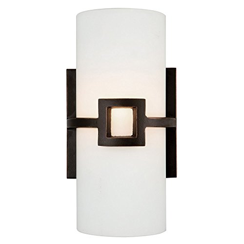Design House 514604 Monroe 1 Light Wall Light, Oil Rubbed Bronze