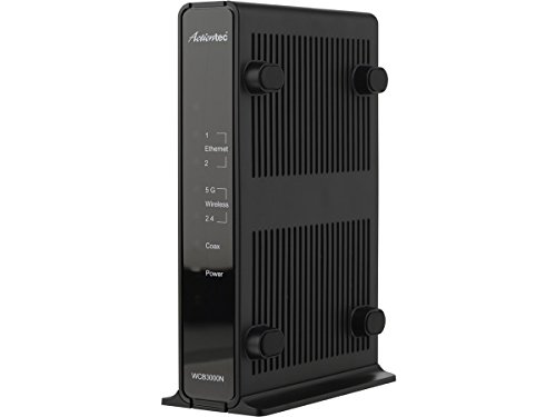 Actiontec Single Dual-Band Wireless Network Extender and Ethernet Over Coax Adapter (WCB3000N)