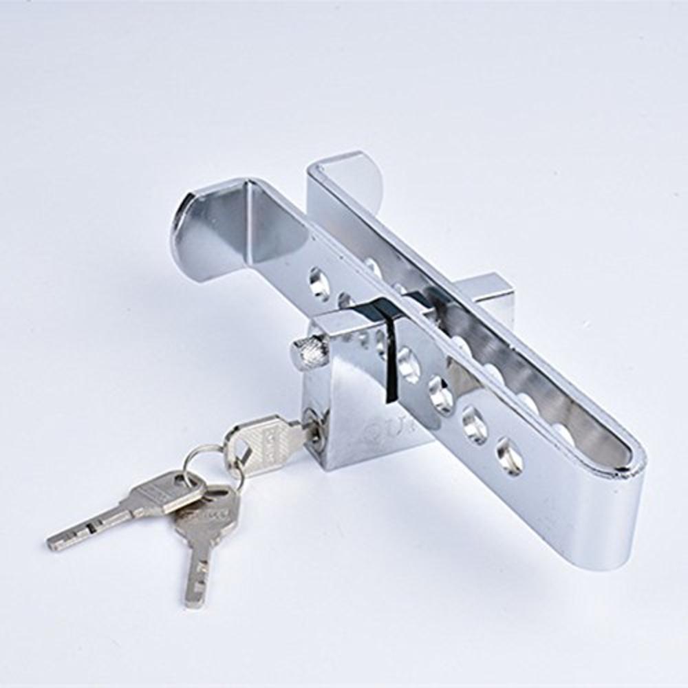 Vechkom Anti-Theft Auto Stainless Steel Clutch Lock Vehicle Security Protection Supplies Car Brake Lock