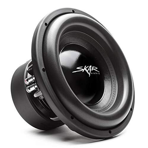 Skar Audio Single 12" Complete 2,500 Watt EVL Series Subwoofer Bass Package - Includes Loaded Enclosure with Amplifier