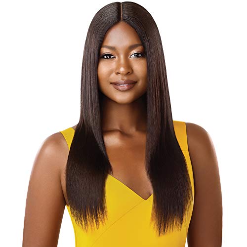 Outre Unprocessed Human Hair Wig The Daily Lace Part Wig Straight V Cut 22