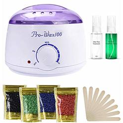 Kids Partner Wax Warmer, Portable Electric Hair Removal Kit for Facial &Bikini Area& Armpit- Melting Pot Hot Wax Heater Accessories Total Bod