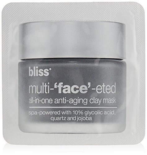 bliss Multi-Face-eted All-In-One Anti-Aging Clay Mask (3 packettes) 0.14 Oz