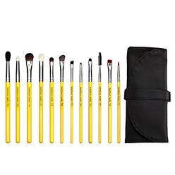 Bdellium Tools Professional Makeup Brush Studio Series - Eyes 12Pc. Brush Set with Roll-Up Pouch