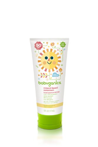 Babyganics Sunscreen Lotion 50 SPF, 6oz, Packaging May Vary