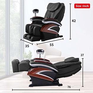 BestMassage Full Body Electric Shiatsu Massage Chair Recliner with Built-in  Heat Therapy Air Massage System Stretch Vibrating for Home Offic