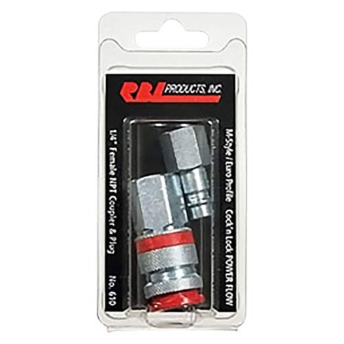 RBL Products 1/4" Coupler Set(611612) (RBL-610)